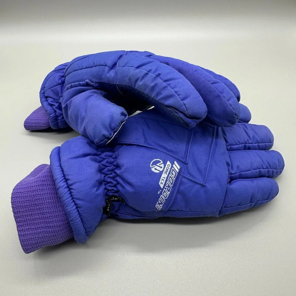 Gordini Gore-Tex Ski Gloves Womens Large Purple Blue Waterproof Insulated Winter